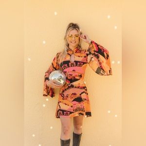 NINE LIVES BAZAAR - Zingara Dress in Night Fever